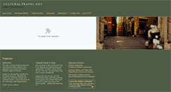 Desktop Screenshot of italy.culturaltravel.net